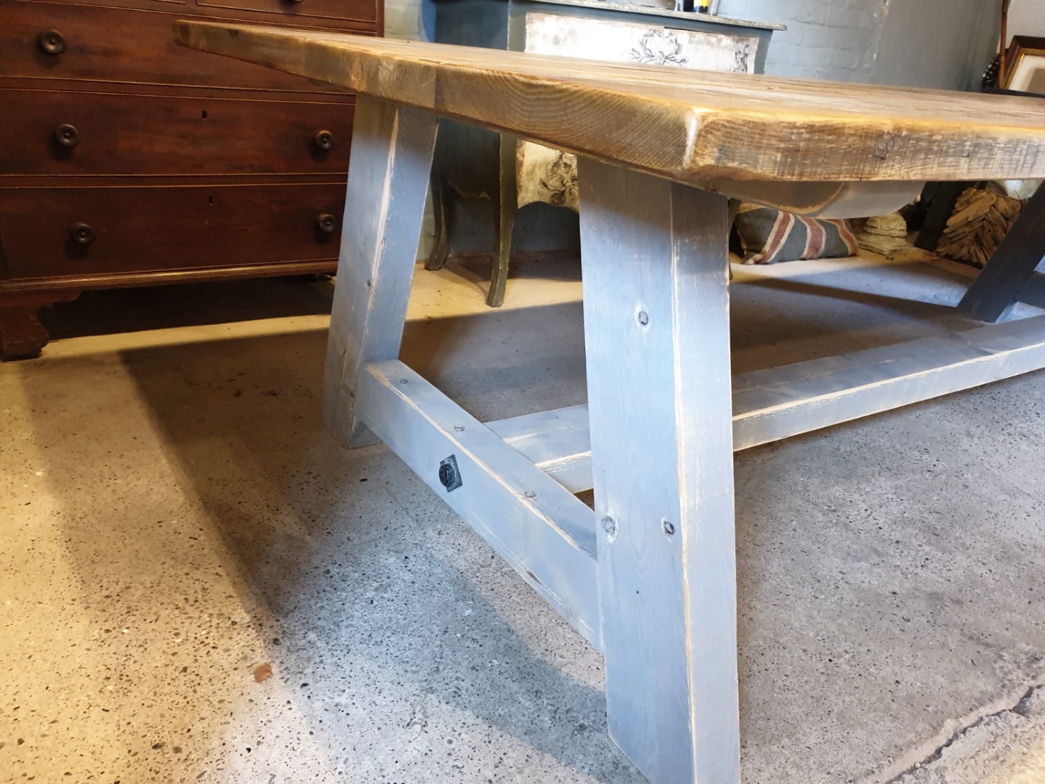 A-Frame Rustic Dining Table